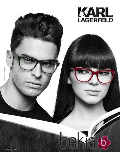 Kendall Jenner y Baptiste Giabiconi, imagen de la nueva colección de gafas de Karl Lagerfeld