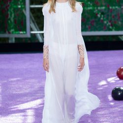 Vestido blanco de la colección de Alta Costura otoño/invierno 2015/2016 de Dior