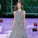 Vestido plateado de la colección de Alta Costura otoño/invierno 2015/2016 de Dior