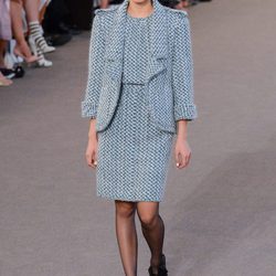 Look tweed de la colección de Alta Costura otoño/invierno 2015/2016 de Chanel