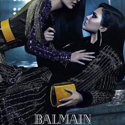 Kendall y Kylie Jenner  en la campaña otoño 2015 de Balmain