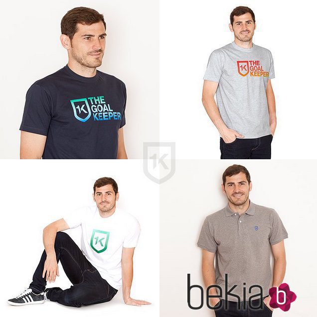 Iker Casillas presenta los nuevos modelos de su firma de moda solidaria 1K