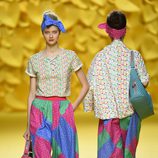 Pantalón maxi estampado Agatha Ruiz de la Prada para primavera/verano 2016 Madrid Fashion Week