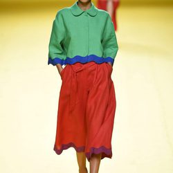 Pantalón maxi midi Agatha Ruiz de la Prada para primavera/verano 2016 Madrid Fashion Week