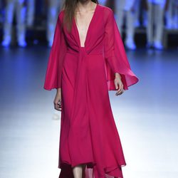 Vestido rosa de Duyos para primavera/verano 2015 en Madrid Fashion Week