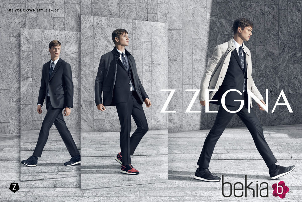 Imagen de la campaña de promoción de la nueva colección otoño/invierno de Z Zegna 2015/2016