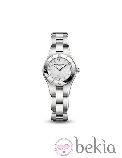 Reloj de acero de la colección Línea de la firma Baume & Mercier