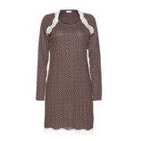 Wild-dots camisón marrón de la colección otoño/invierno de pijamas de Yamamay