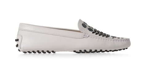 Zapato Gommino blanco de la nueva colección para mujer otoño/invierno 2015/2016 de Tod's