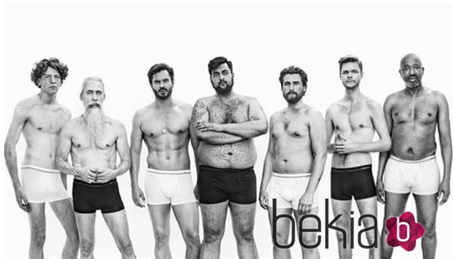Imagen de la campaña de ropa interior de Dressmann 'Underwear for perfect men'