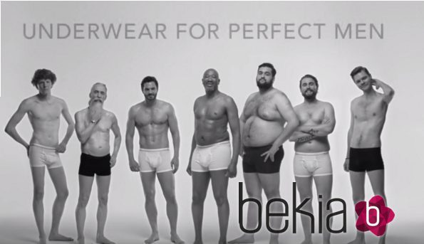 Imagen de la campaña de ropa interior de la firma Dressmann 'Underwear for perfect men'
