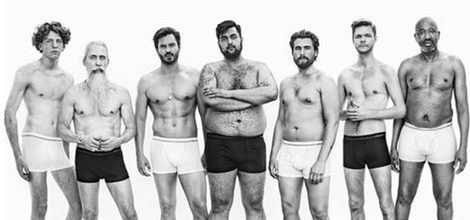 Imagen de la campaña de ropa interior de la firma Dressmann 'Underwear for perfect men'