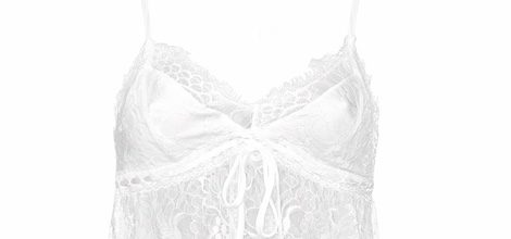 Conjunto lencero blanco de la colección otoño/invierno 2015/2016  'The Bridal Collection' de Yamamay