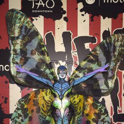 Heidi Klum disfrazada de mariposa en su fiesta de Halloween 2014