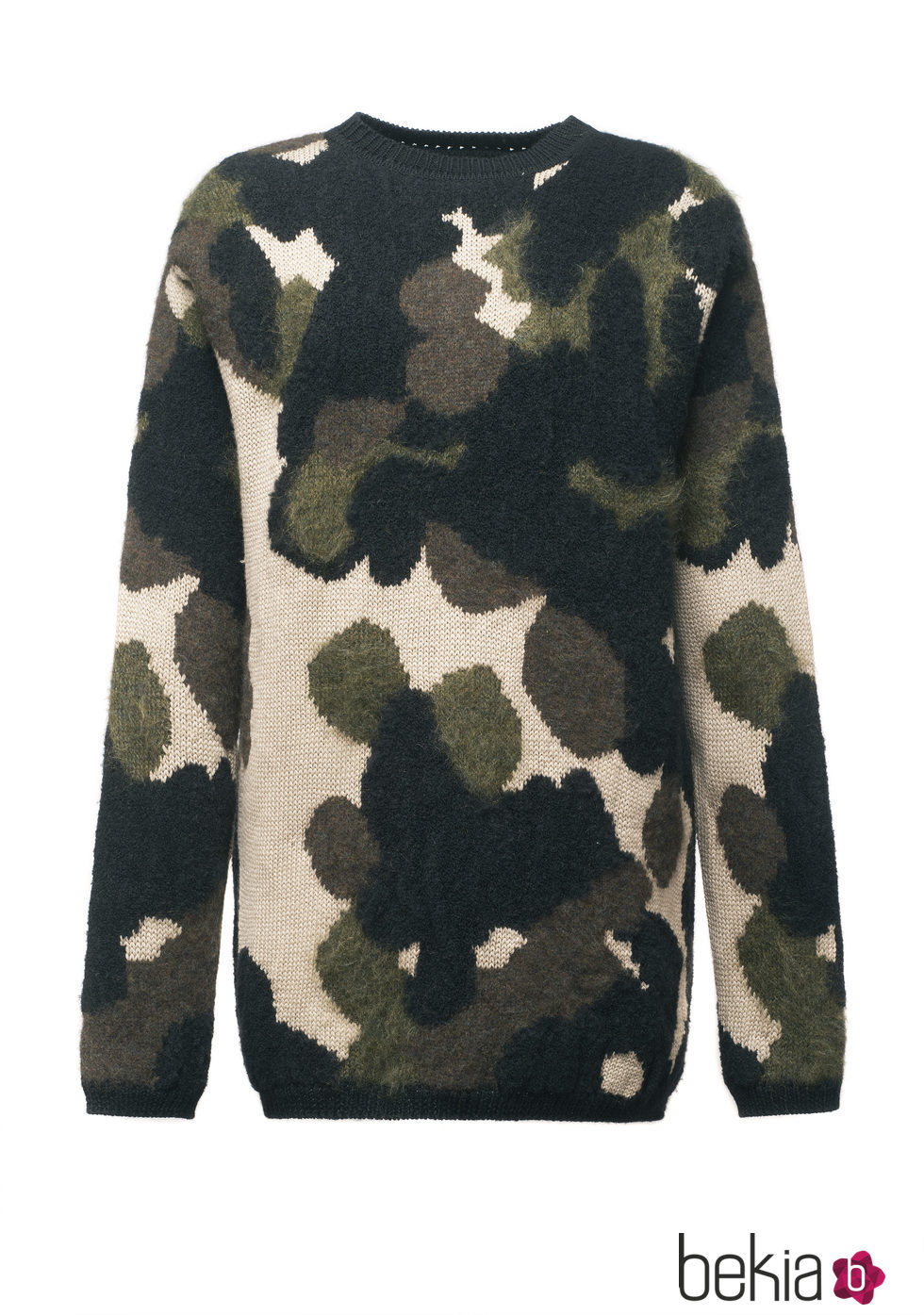 Jersey de estampado militar de la colección de Fay para el otoño/invierno 2015/2016