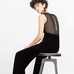 Jumpsuit negro de la colección de Zara Evening