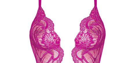 Conjunto lencero rosa de la colección Lya para el otoño/invierno 2015/2016