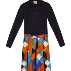 Vestido camisero con formas geométricas de la colección otoño/invierno 2015/2016 de Dolores Promesas