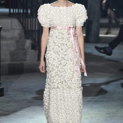 Vestido mohair blanco de la colección 'Métiers d'Art Paris à Rome 2015/2016' de Chanel