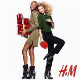 Jourdan Dunn y Natasha Poly con la colección de Navidad 2015 de H&M