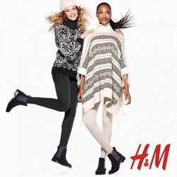 Jourdan Dunn y Natasha Poly con looks casuales de la colección de Navidad 2015 de H&M