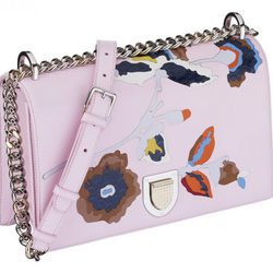 Bolso rosa pequeño rectangular con asa larga de cadena de la línea 'Dior Paradise'