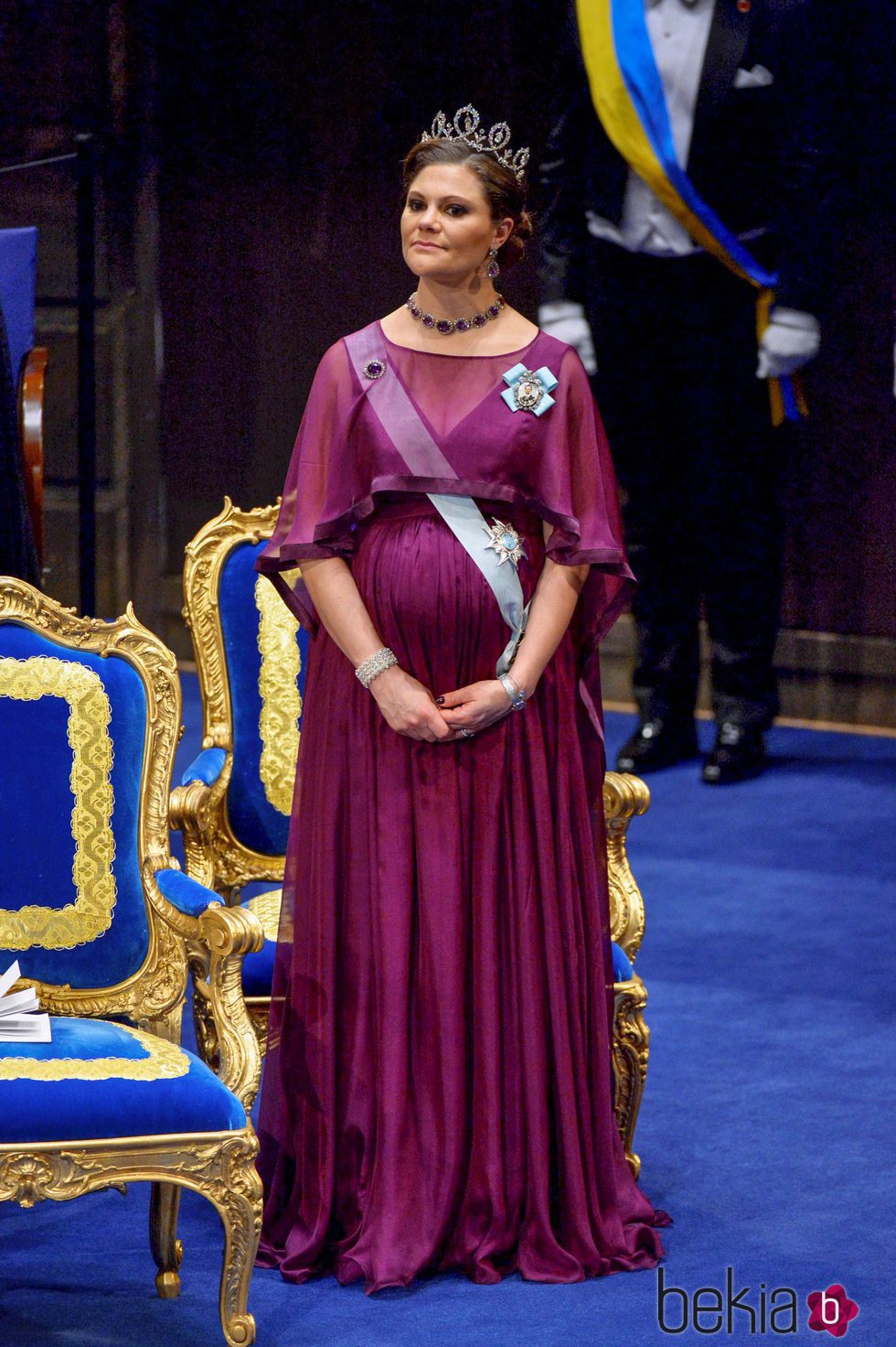 La Princesa Victoria de Suecia en la entrega de los Premios Nobel 2015