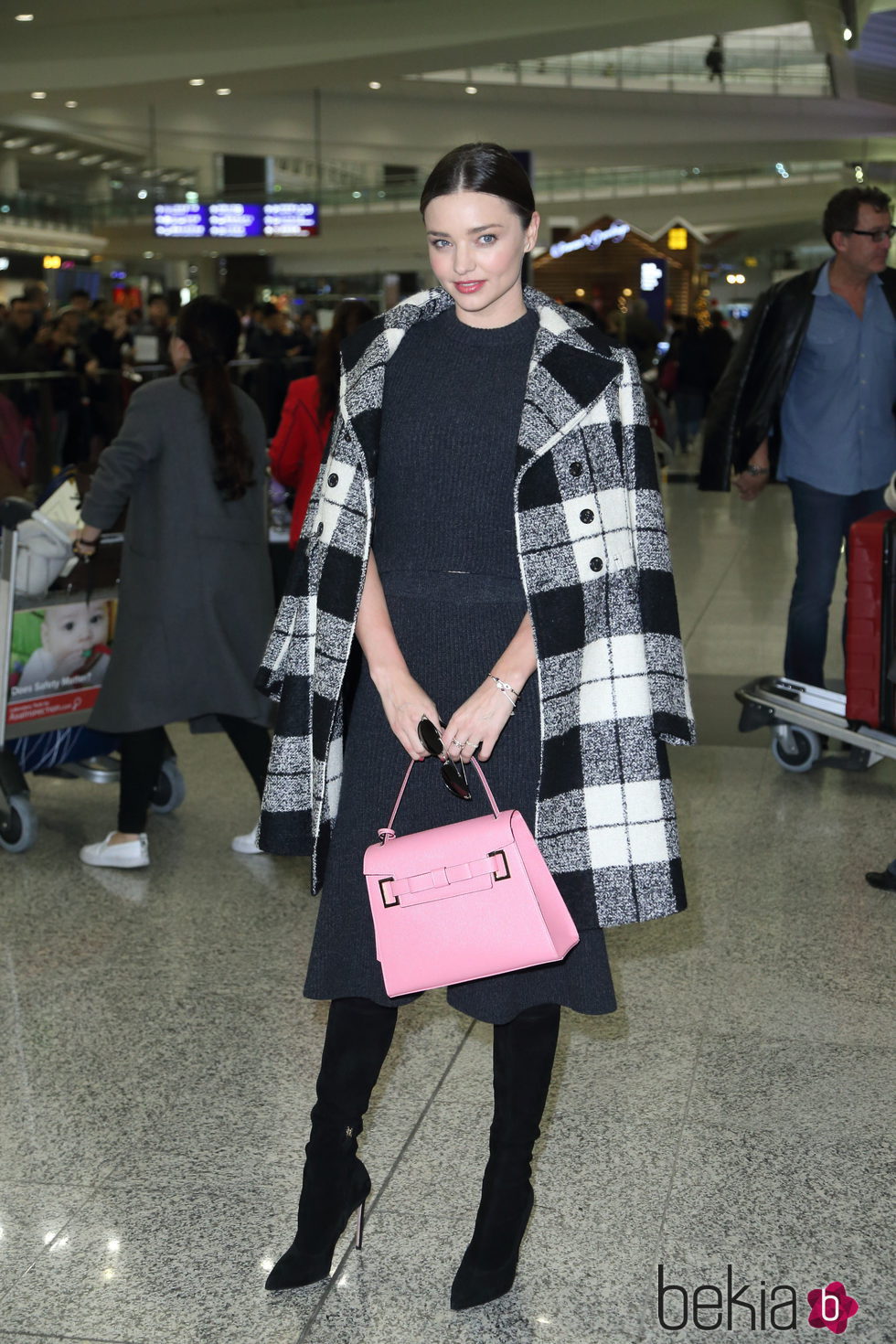 Miranda Kerr a su llegada a Hong Kong (China)