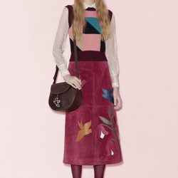 Jerséi con estampados irregulares y falda larga para la línea Pre-Fall 2016 de Valentino