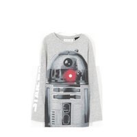Camiseta gris de manga larga con R2D2 de 'Star Wars' para Lefties