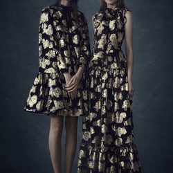 Vestidos con detalles dorados de la colección Pre-Fall 2016 de Erdem
