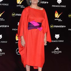 Luisa Gavasa con un vestido de Ulises Mérida en los Premios Feroz 2016
