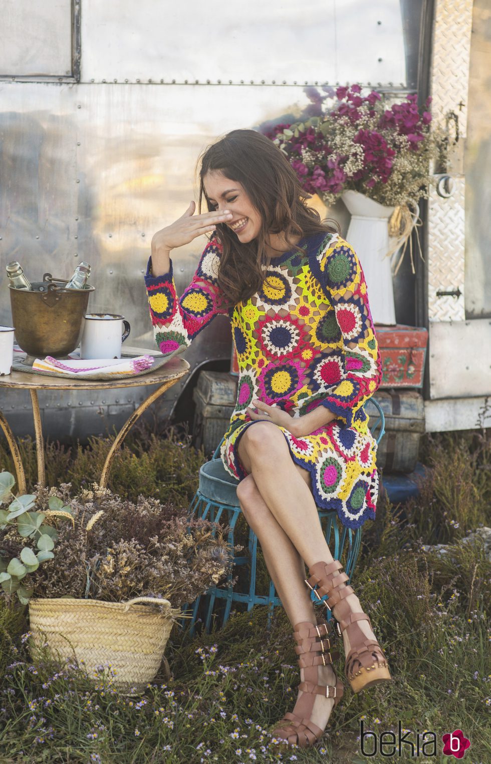Lucía Rivera Romero vestido de crochet de la primavera/verano 2016 de Highly Preppy
