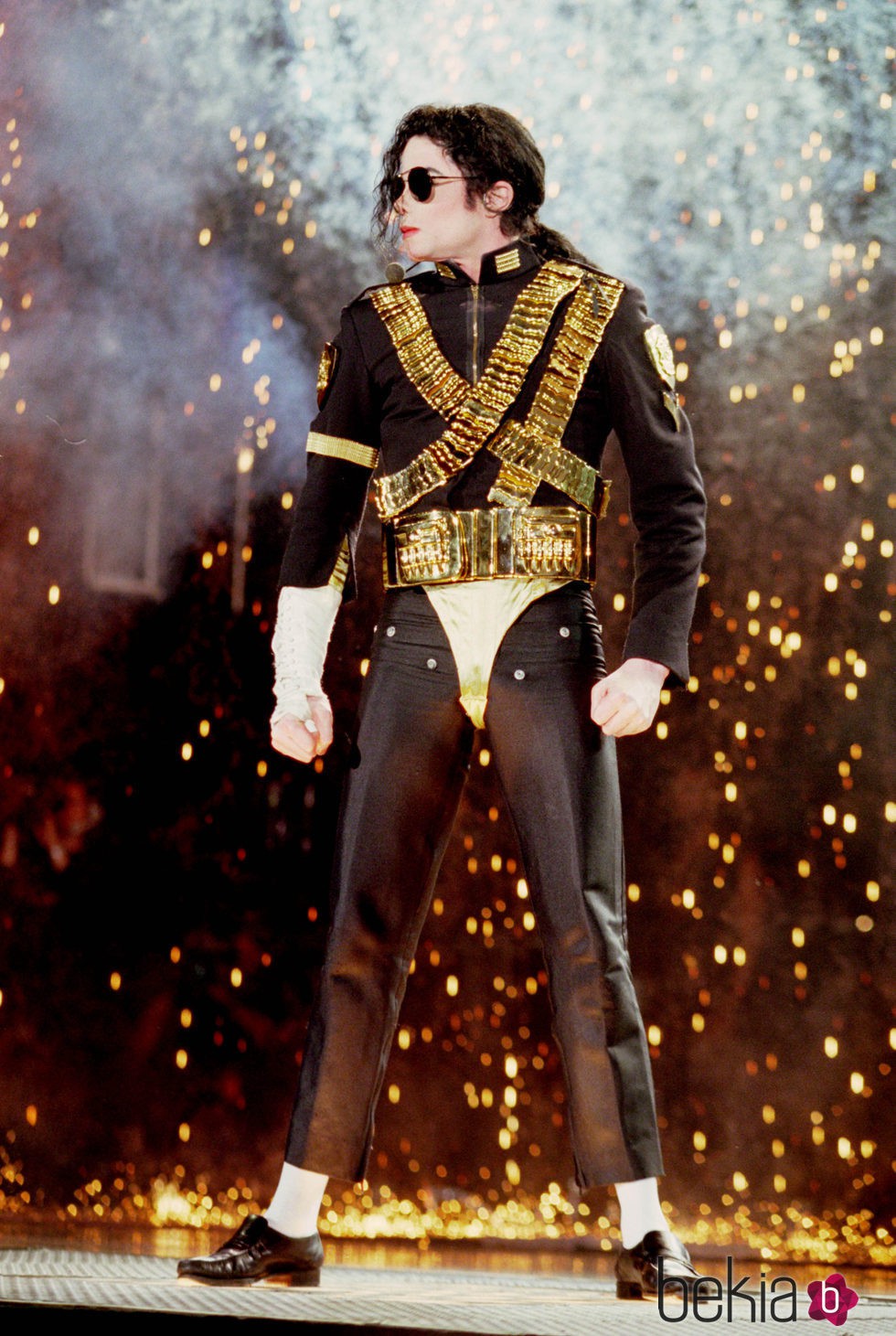 Michael Jackson durante un concierto de su 'Dangerous World Tour' en 1992