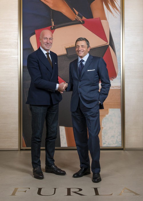 Massimo Carraro y Eraldo Poletto en el acuerdo para su nueva línea de relojes