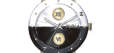 Boceto del modelo de reloj de Furla y Morellato