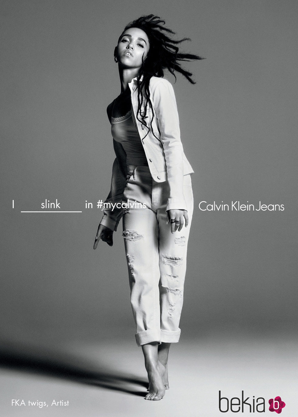 FKA twigs para Calvin Klein Jeans primavera/verano 2016