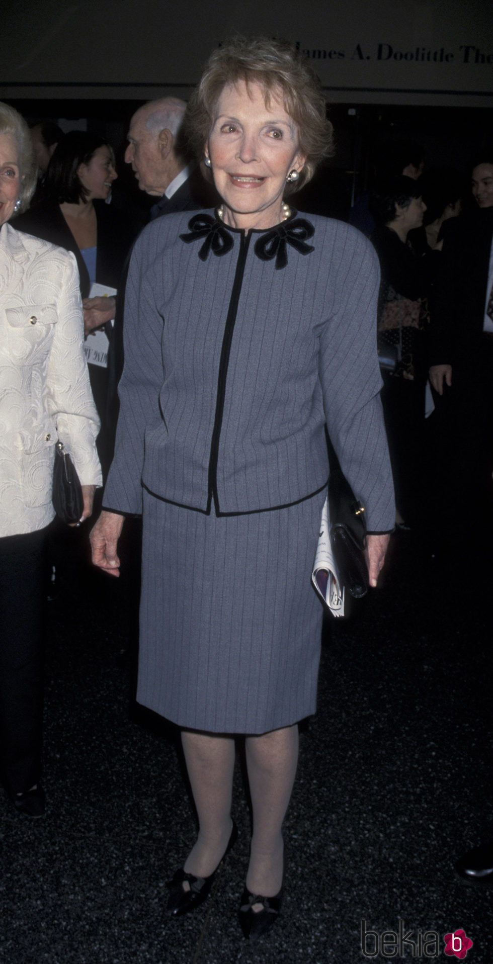 Nancy Reagan durante el estreno de  'Art' en el Doulby Theatre en Los Ángeles