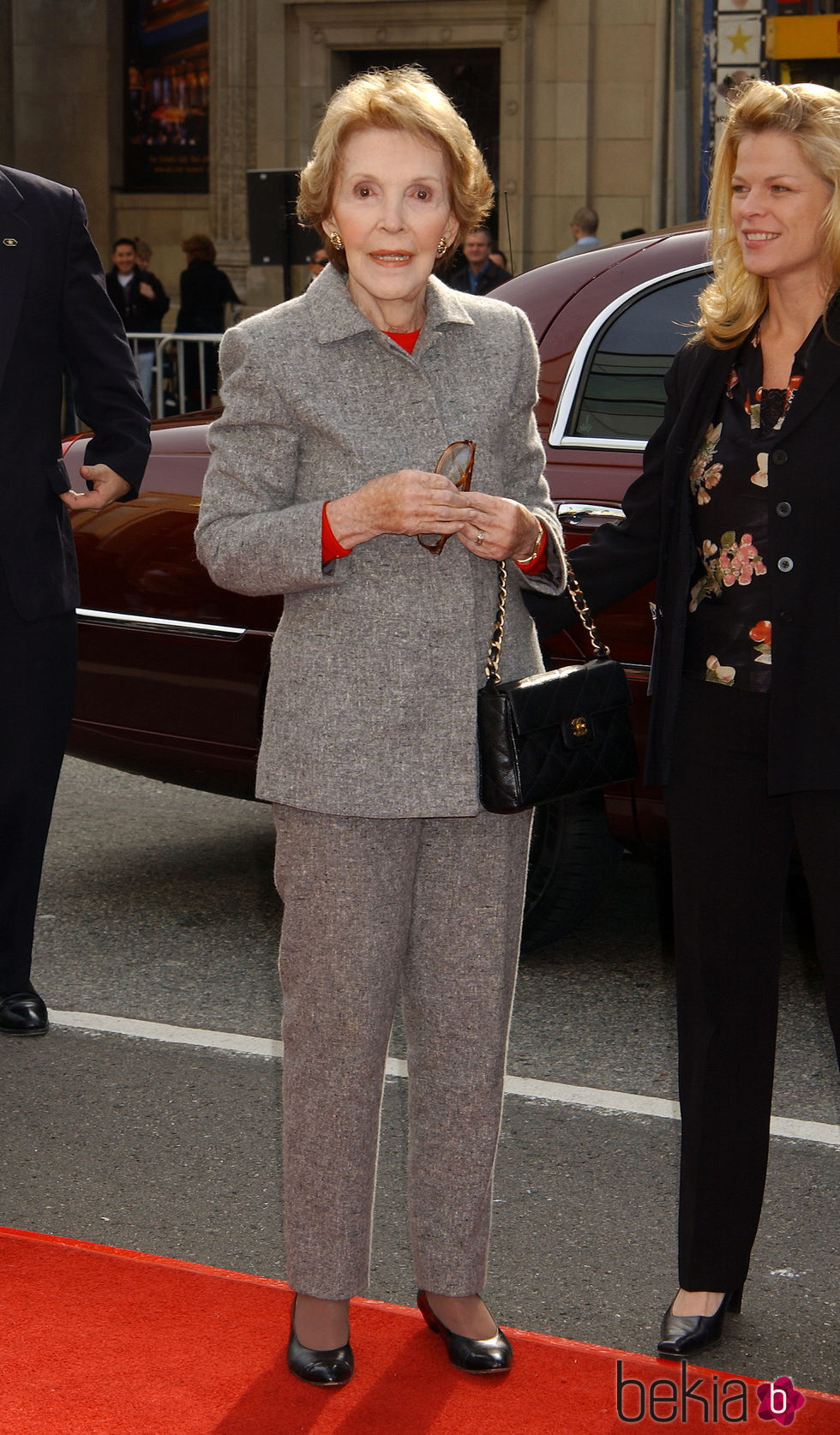 Nancy Reagan durante la premiere de la película 'Peter Pan' en Los Angeles