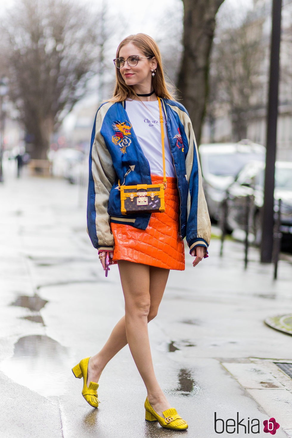 Street style de Chiara Ferragni durante la Semana de la Moda de Paris 2016