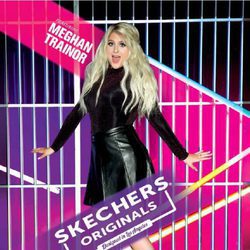La cantante Meghan Trainor imagen de la nueva campaña de Skechers 2016