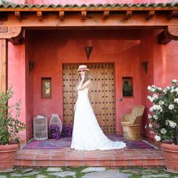 Vanesa Romero vestida de novia con la colección primavera/verano 2016 de Namdalay