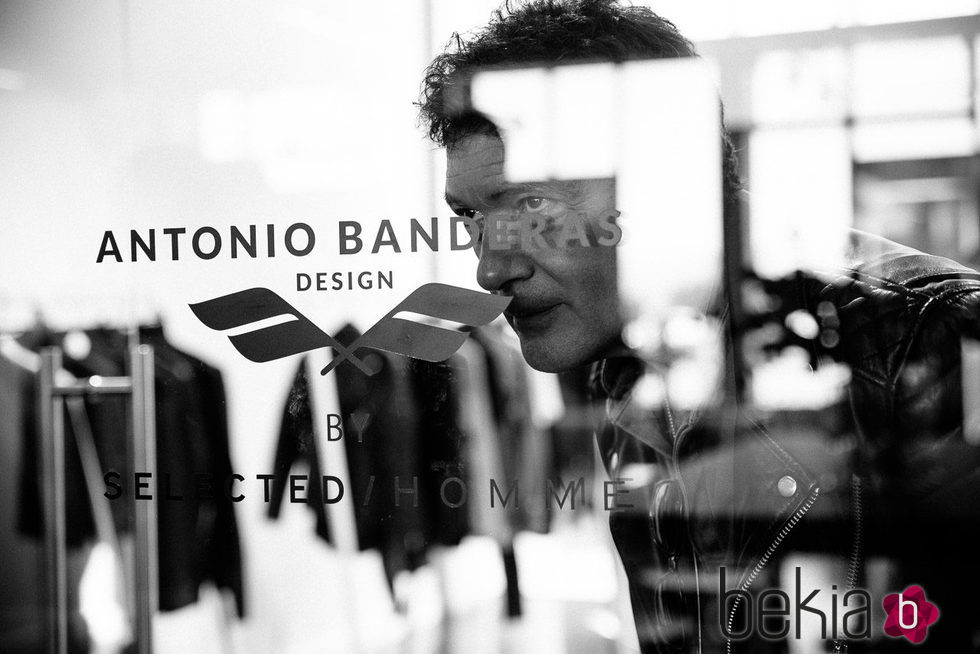 Antonio Banderas colaborando con Selected Homme