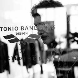 Antonio Banderas colaborando con Selected Homme