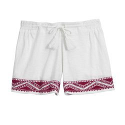 Short blanco estampado de pijama de la colección primavera/verano 2016 de etam