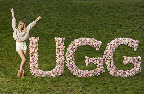 Rosie Huntington-Whiteley la nueva imagen de UGG en la colección Otoño/Invierno 2016