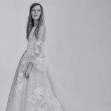 Vestido de novia con estampados florales de la Colección Bridal 2017 de Elie Saab