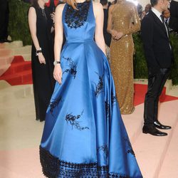 Jessica Chastain en la alfombra roja de la Gala Met 2016