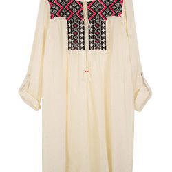 Vestido con bordado en el escote de la nueva colección verano 2016 de Indi&Cold