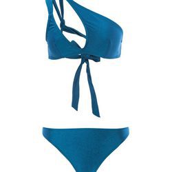 Bikini asimétrico verde de la nueva colección de verano de Alma Bloom 2016